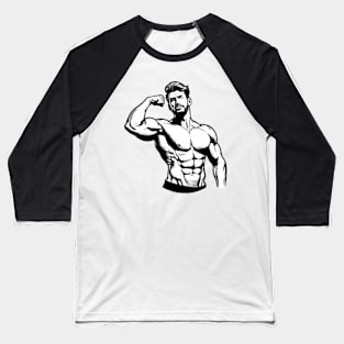 Fit Man Baseball T-Shirt